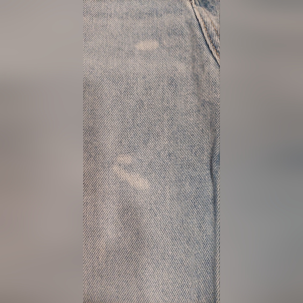Zara Blue Skinny Jeans Trendy Distressed Design - Picture 7 of 8